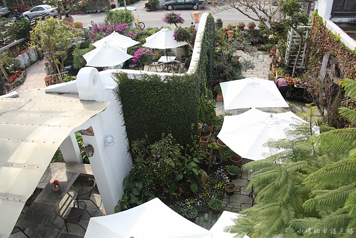 【彰化田尾景觀餐廳】綠海庭園咖啡館,綠意盎然中的白色小希臘 @小環妞 幸福足跡