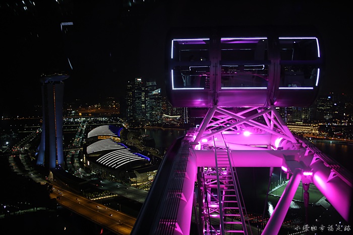 【新加坡摩天輪Singapore Flyer】夜景超美！先買好門票更優惠 @小環妞 幸福足跡