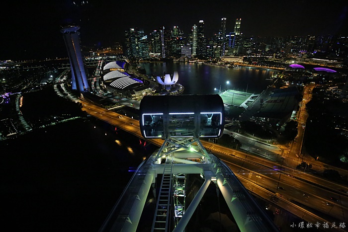 【新加坡摩天輪Singapore Flyer】夜景超美！先買好門票更優惠 @小環妞 幸福足跡
