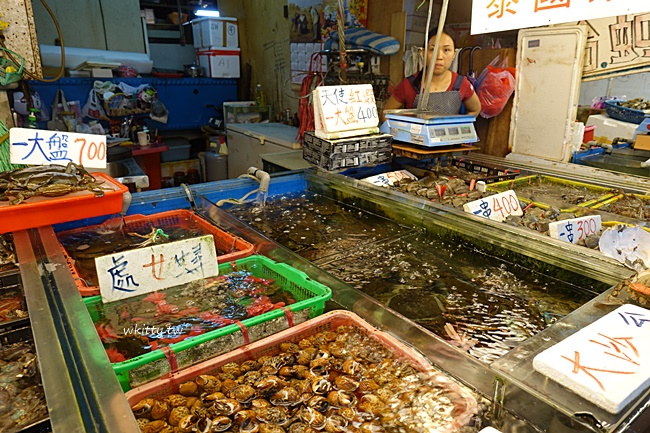 【竹圍漁港美食】桃園海鮮餐廳推薦,生魚片,龍蝦,螃蟹代客料理 @小環妞 幸福足跡