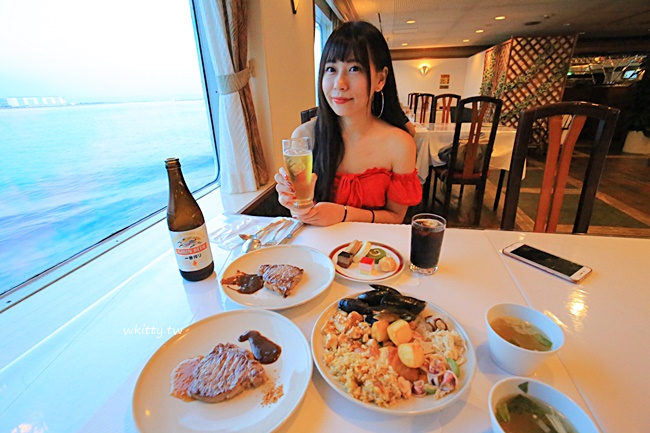 【神戶遊輪牛排大餐】神戶夜景遊船晚餐,牛排吃到飽,夜景超美！ @小環妞 幸福足跡