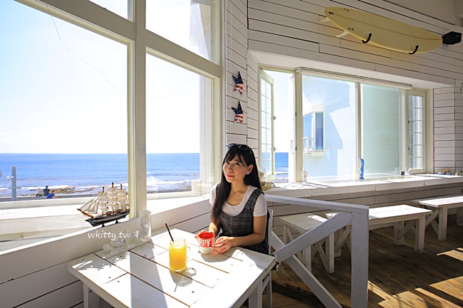 【沖繩海景咖啡廳】Myloplus cafe咖啡館,一覽無遺的蔚藍海岸美景 @小環妞 幸福足跡