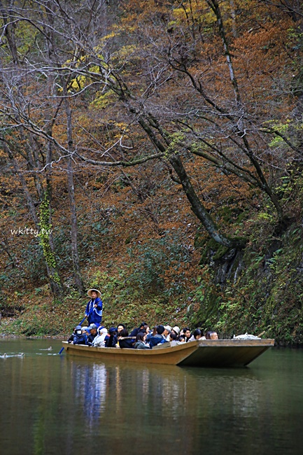 【日本岩手旅遊】猊鼻溪輕舟遊船,一葉扁舟於蕭瑟山谷間,淒美絕景 @小環妞 幸福足跡