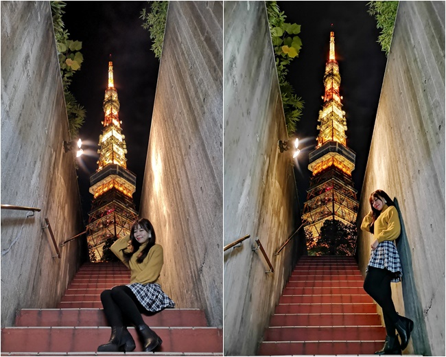 【東京必拍】東京鐵塔隱藏版IG拍照樓梯(地下停車場出口),超美！ @小環妞 幸福足跡