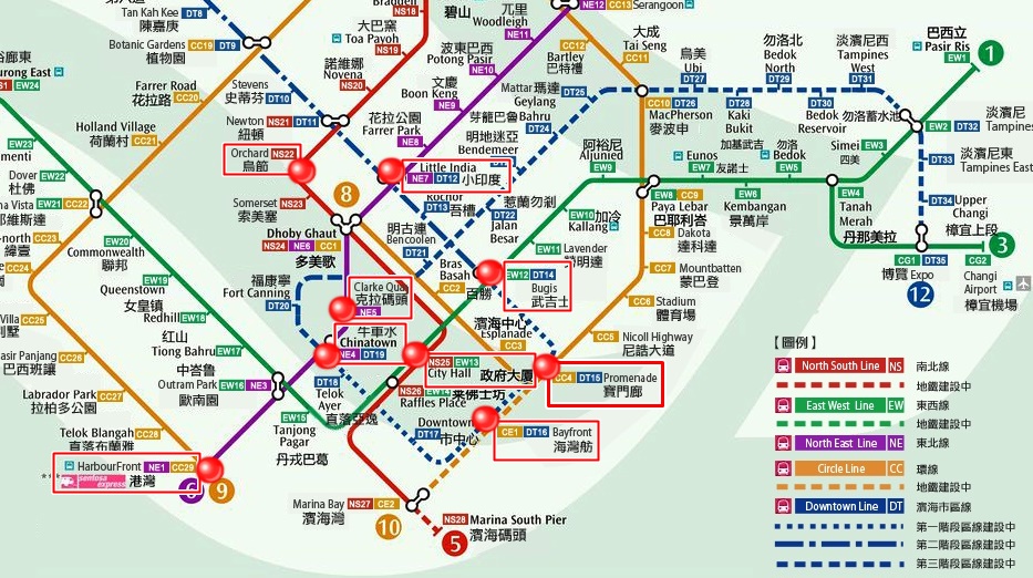 【新加坡地鐵景點】搭地鐵MRT遊新加坡景點！自由行景點全攻略 @小環妞 幸福足跡
