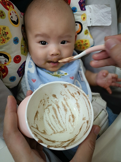 【4-5m寶寶副食品食譜】黑木耳泥製作,解決寶寶脹氣或幫助排便 @小環妞 幸福足跡