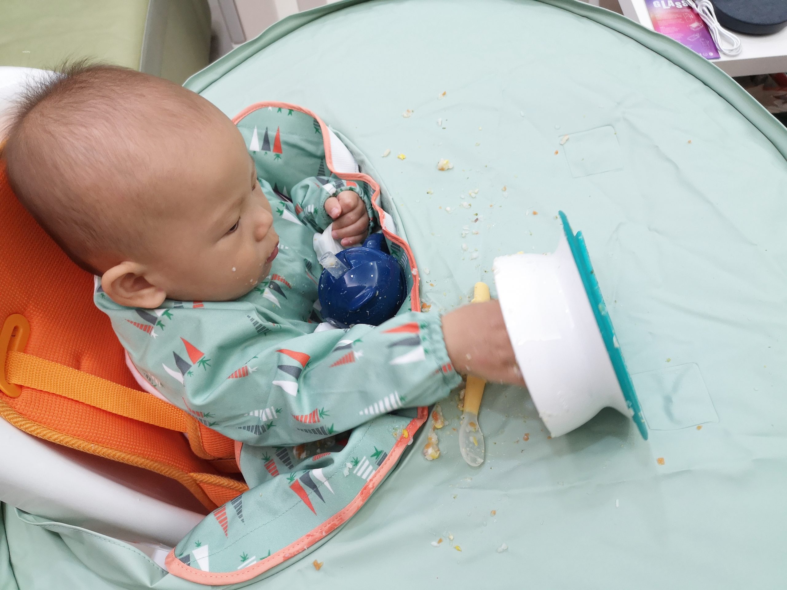 【開團】英國tidy寶寶防髒托盤,寶寶學習吃飯必備的防漏神器+萬用防掉帶 @小環妞 幸福足跡