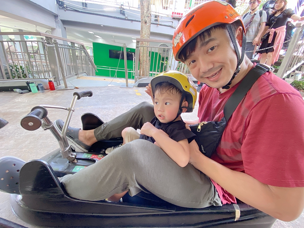 【新加坡聖淘沙景點】斜坡滑車+空中吊車,聖淘沙超必玩設施,小孩也好愛 @小環妞 幸福足跡