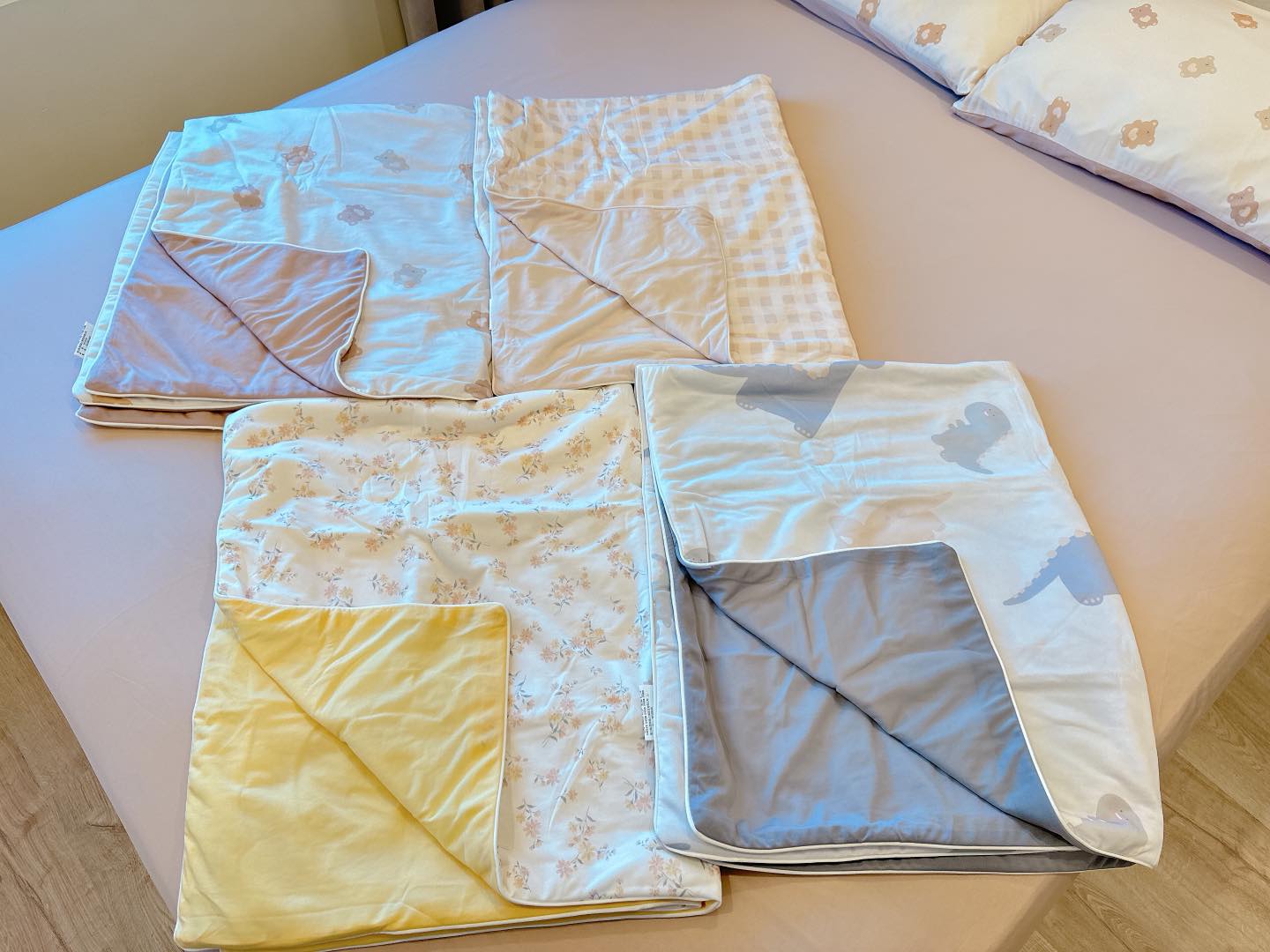 《久賴涼被團購》夏日冰冰被/夏夜緞光被，速涼降溫超有感，跟團超划算‼ @小環妞 幸福足跡